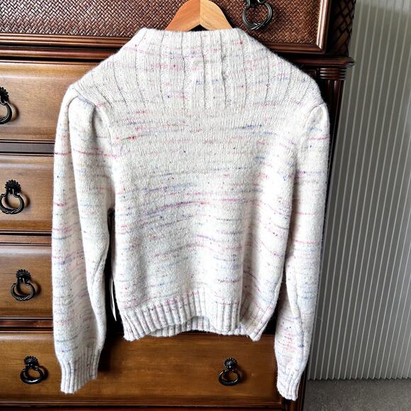 Citizens of Humanity Claudia Turtleneck Puff Sleeve Alpaca Wool Sweater Size XL - Picture 5 of 15